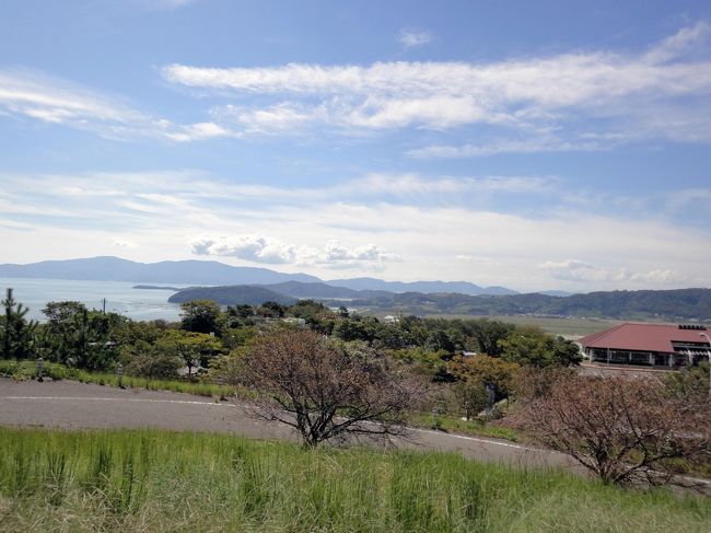 ここからから眺める瀬戸内海の多島美は絶景ですね。 