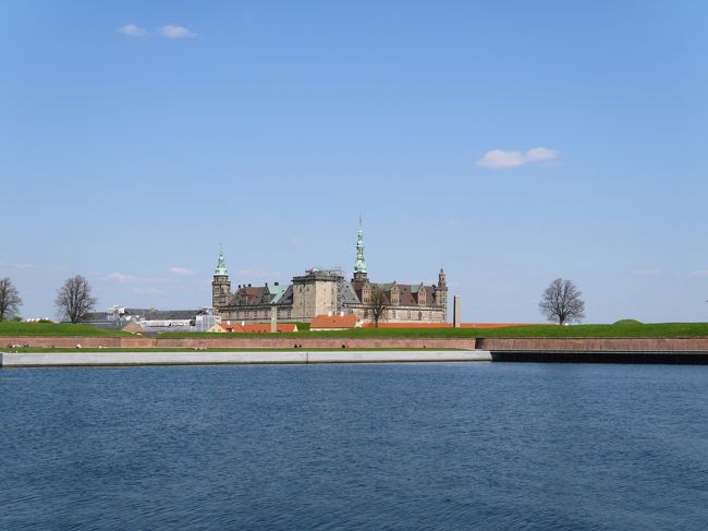 駅からクロンボー城が確認できるので、地図は不要です。