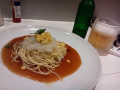 〆というか夕食に【ハッシュ・デ・ロッソ 本店】
であんかけパスタ+ハートランドで￥1200ぐらい。
残念ながら、コスパ最高の￥380パスタ無くなったみたいです･･･