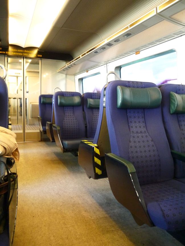 普通の電車なんですけど、キレイだし座り心地もふかふか！