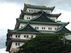 名古屋駅から地下鉄で移動開始！地下鉄初乗り料金の高さに驚愕し、
ドニチエコ切符￥６００を購入。これで地下鉄＆市営バス乗り放題かつ名古屋城も￥１００割引、有料施設の割引けっこう利用できます。

まずは名古屋城からでしょう！
場内が観光用にキレイに整備されてしまっていて、味気なかったなぁ。
もっと古い昔のままのが観たいのではなかろうかと思ってしまいました。
天守閣まで階段で息切らして上がっていくようなのがお城だと思うので。
エレベーターでさっと登れる（もちろん息切らす階段もあります）

外国人観光客もたくさん来ていて案内ボランティアのからも英語対応。