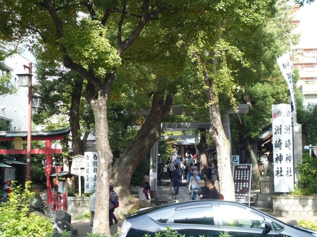 洲崎神社<br />名古屋ご自慢の東西に走る１００ｍ通りの西端にあります。<br />　<br />離れた所から写真だけ<br /><br />