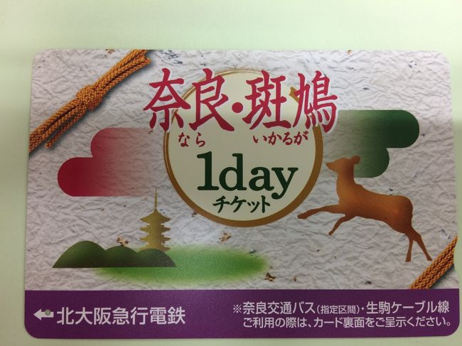 奈良・斑鳩１dayチケット<br /><br />