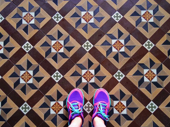 色んな言語でのツアーがあったよ。