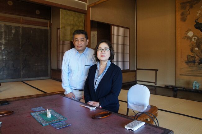 瀬戸内之旅(5)岡山市内観光は林原美術館と岡山城と後楽園を見学し、近くの料亭「荒手茶寮」で寛ぎの昼食を楽しむ。