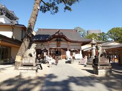 お城のお隣の神社　龍城神社です。