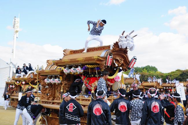 だんじり祭 In 大阪城 15 今年は２５台 大阪城 京橋 大阪 の旅行記 ブログ By Hiro3さん フォートラベル