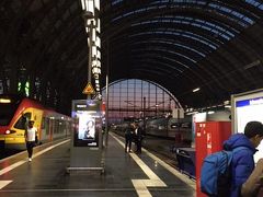 無事にフランクフルト中央駅に到着。
１時間の遅れだった。

