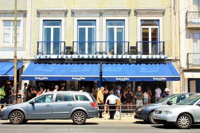 こちら、Pastel de belem！ポルトガル一？エッグタルトが有名なお店。