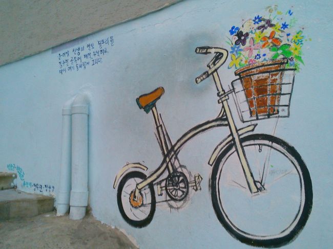 壁画はマウル内の通りの壁や一般住宅の住宅壁に描かれています。