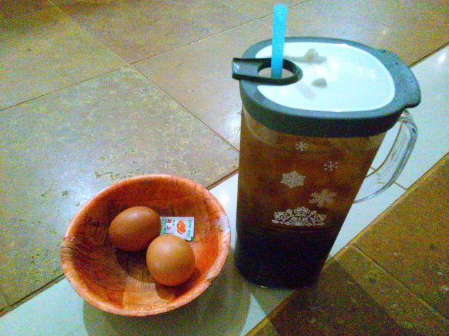 チムジルバン定番のゆで卵を食べました。