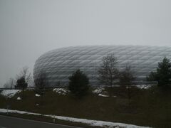 バスの車窓から
バイエルン・ミュンヘンのホームスタジアム
