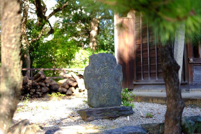 ここにも星崎城址の碑が…天守跡