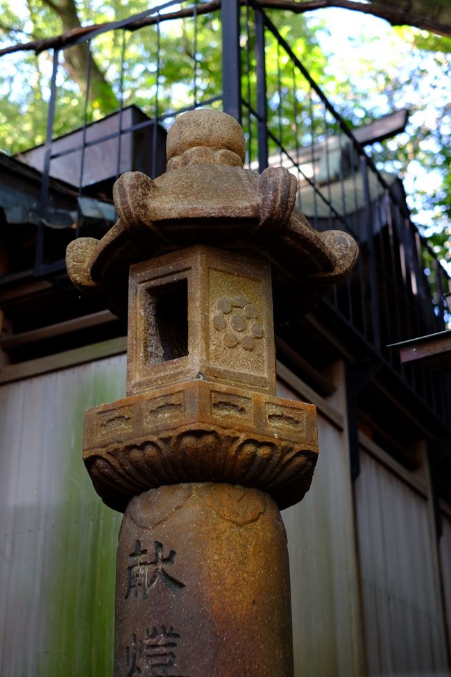 灯籠に北斗七星