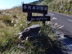 10分程度歩くと矢印が見えます。

次第に左に有刺鉄線が、そしてに見えてくる立て看板。
