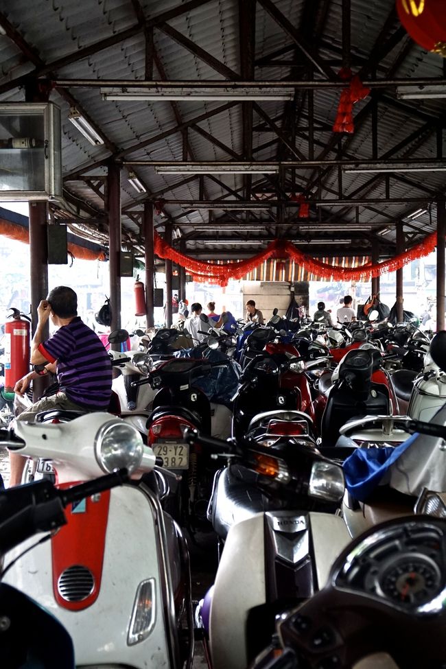 ドンスアン市場到着