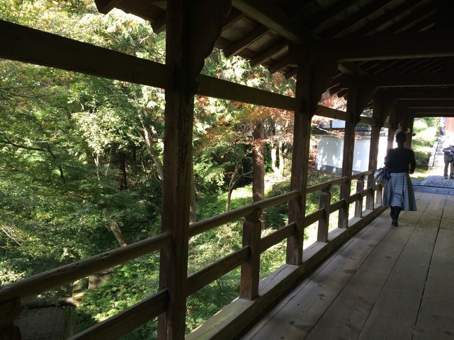 こちらの橋は 偃月橋<br />桃山時代の木造橋廊です