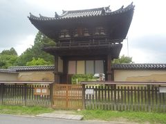 西へ約9km移動，奈良市街へ入る．般若寺町の般若寺へ．
創建時期は不詳(寺伝では629年)，本尊は文殊菩薩．
コスモス寺の名で知られる．写真は楼門．
開門時間9:00〜17:00，拝観料\500，無休，駐車場あり．