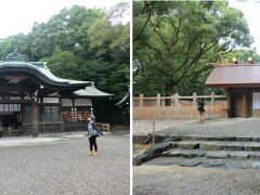 正門の脇にあるのは‥

(左)上知我麻神社
(右)別宮.八剣宮‥です。

参拝していきましょう。

パンパン.礼！