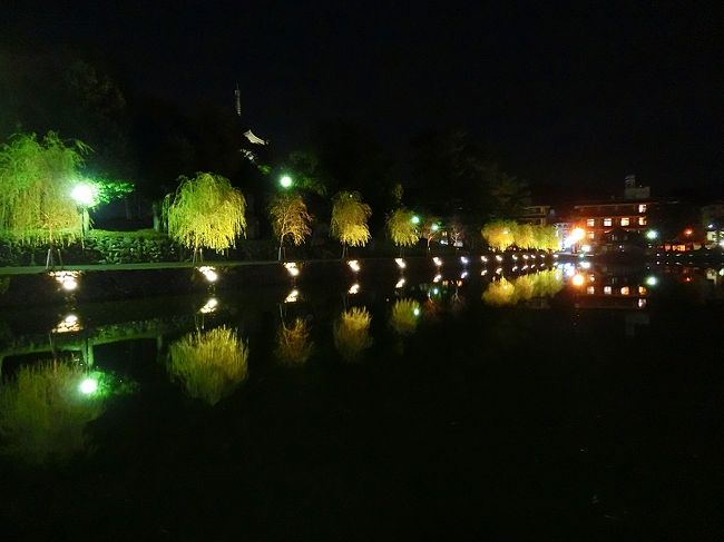 猿沢池と興福寺の五重塔