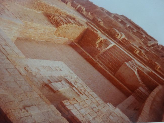 城塞部の大浴場跡