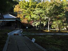 今日はめっちゃ快晴だから建長寺に行って
みようかな。その途中紅葉の穴場と言われる
長寿寺を覗き見。