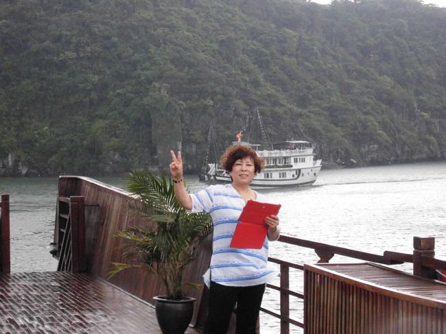 太極拳のあとデッキでパパリンが撮ってくれました