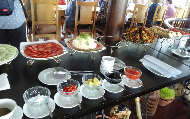 帰ると軽食お昼ご飯が出来てました<br />お昼ご飯を食べたら港にもどります<br /><br />お腹すいてたので<br />とっても美味しかったです