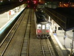 深川駅に着いた頃には真っ暗になっていました。
