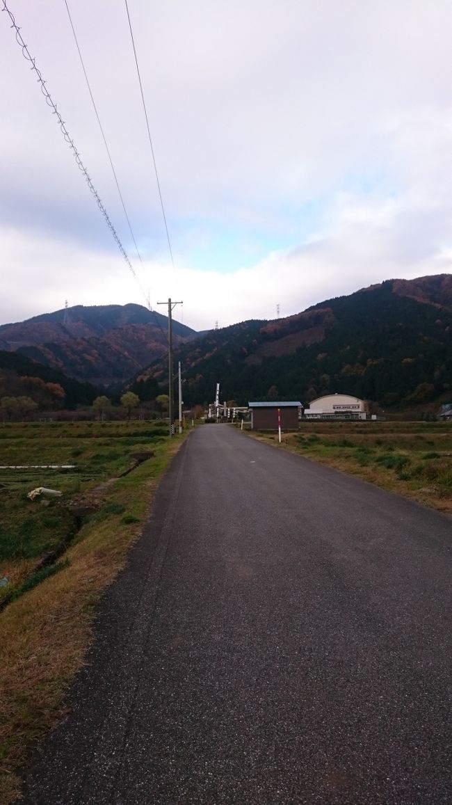 のどかな風景を見ながら20分ほど歩くと、なんか見えてきた！