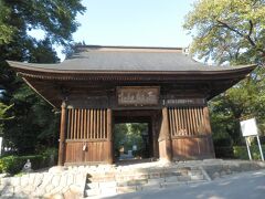 恵林寺から北へ1kmほど，甲州市塩山藤木の放光寺．
創建は1184年，本尊は金剛界大日如来の真言宗智山派寺院．
拝観時間9:00〜17:00，拝観料\300，無休，駐車場あり．
写真は仁王門．三間一戸八脚門，入母屋造，銅板葺．