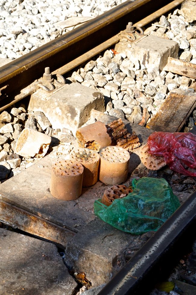 ゴミも置きっぱなし