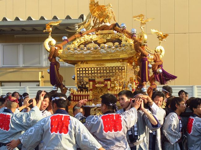 下総三山の七年祭り4/5 菊田神社神輿の還御 ☆宮入り～最高潮の