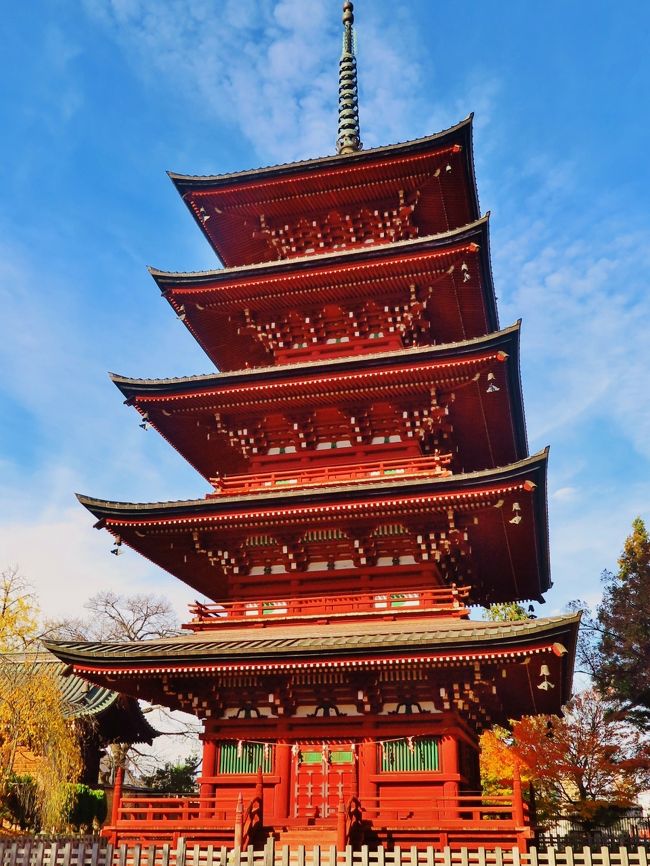 弘前-1 最勝院 五重塔 紅葉に彩られて ☆日本最北にある美麗な五重塔