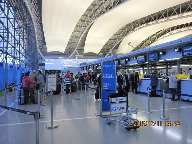 ＡＮＡのカウンターの奥にチェジュ航空のカウンターがありました。結構便利な場所でした。