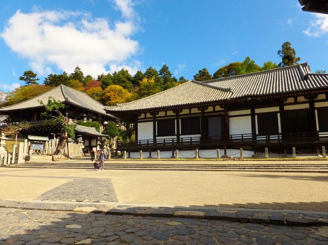 東大寺二月堂と東大寺法華堂（三月堂）