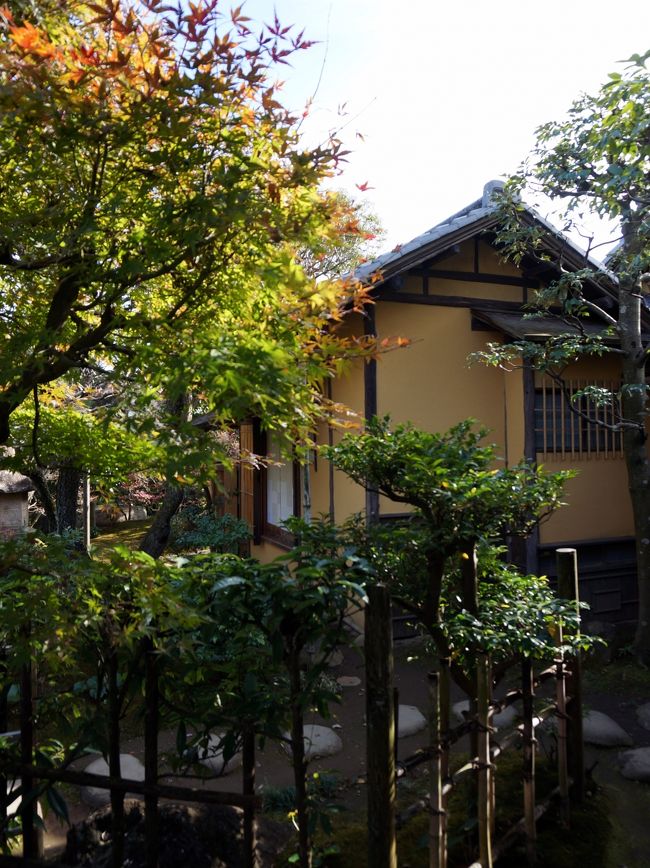 茶室葉雨庵、後から移築したものです。