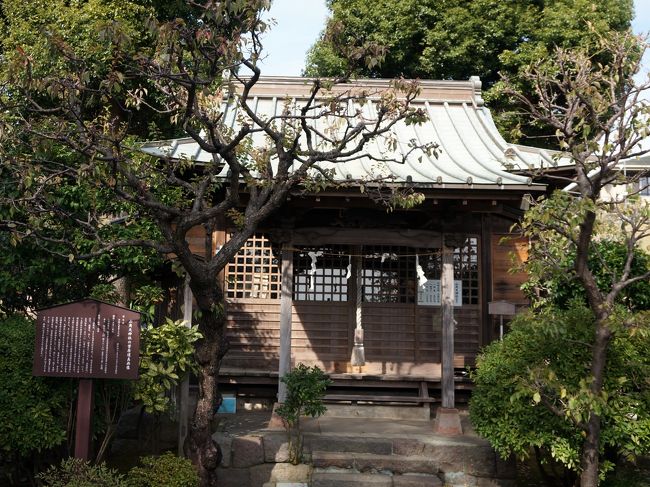 　隣にある山角天神社。<br />天神さんの愛称で呼ばれます。<br />童謡”通りゃんせ”の舞台だそうです。