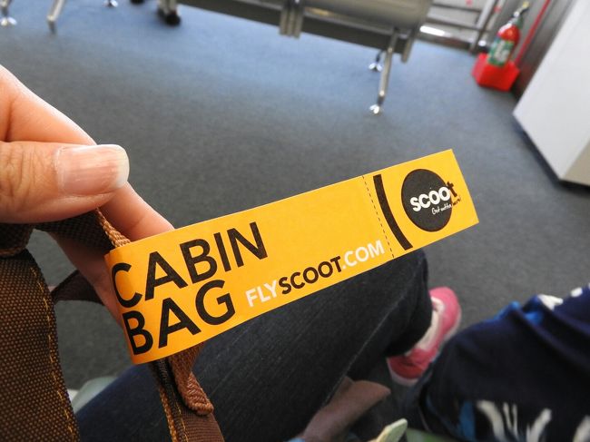 ベビーカーは飛行機に乗るドアギリギリのところでお預け。