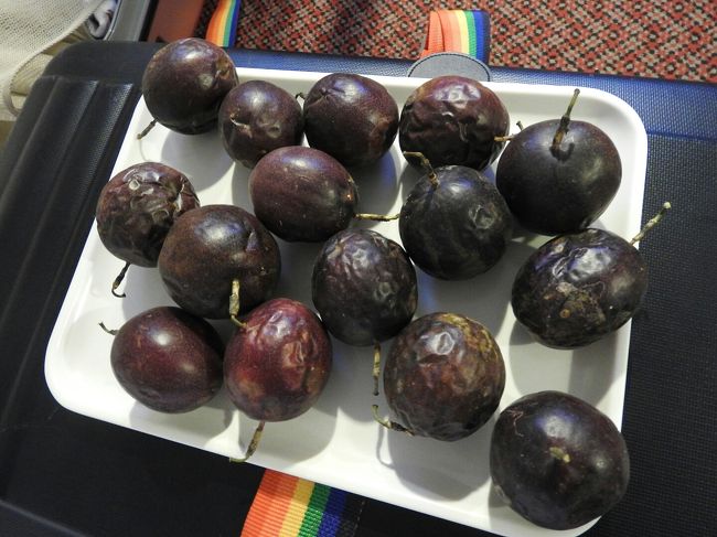 これだけ買って100ND。<br />日本なら１kg(８〜１２個)4500円ほどで楽天で売っているパッションフルーツ。<br />近くのセブンイレブンで砂糖を買い、ホテルで食べました。