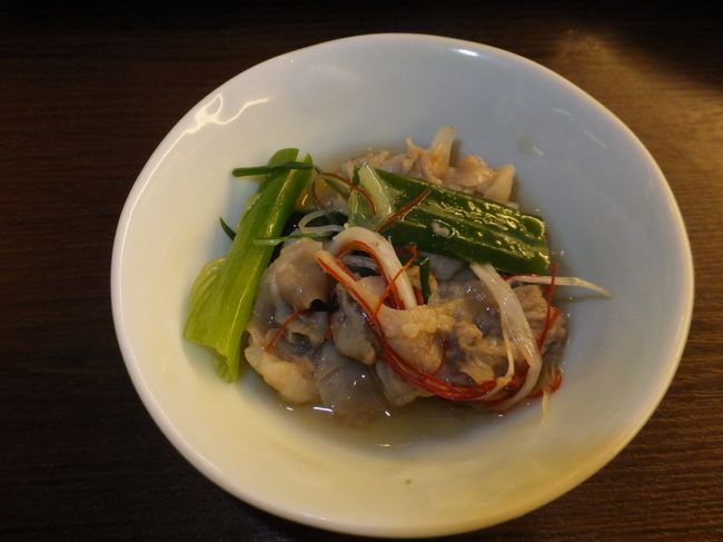 鶏せせりと九条葱の塩ダレ炒め