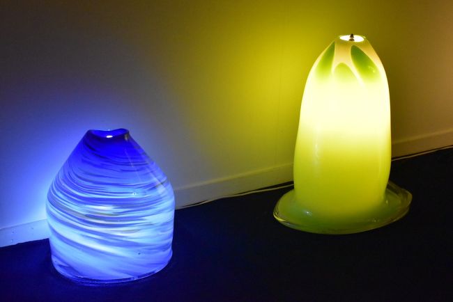 宝石のようなガラス工芸品<br /><br />では、夕張鹿鳴館を後にし、駅へ向かいます。<br />