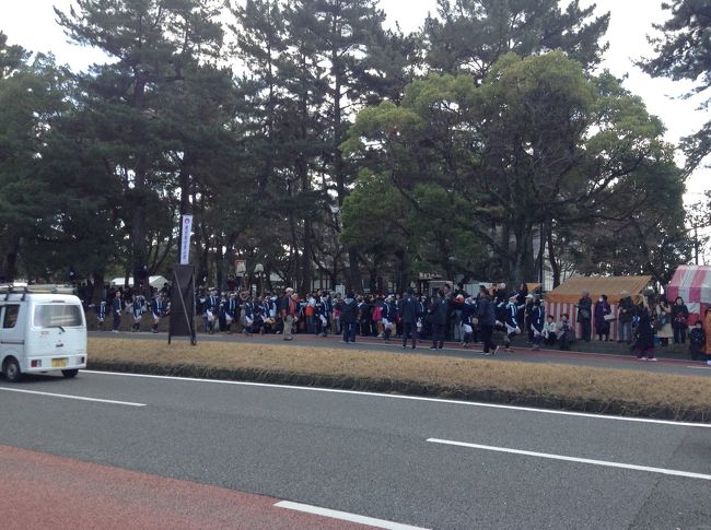 子供達の大名行列。みんな一生懸命声をあげてがんばっていまし。