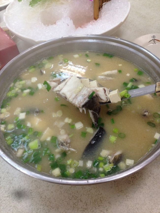 刺身は食べ終わったら味噌汁にしてくれました