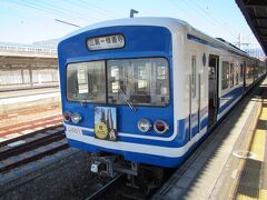 三島駅にて。修善寺行き普通。