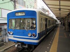 三島広小路駅にて。三島行き普通。