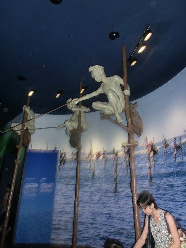 面白いオブジェも。