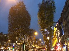 テロのため遅れていたシャンゼリゼのイルミネーションも点灯されていてとても綺麗でした。クリスマスマーケットの屋台はまだ開いていませんでした。
