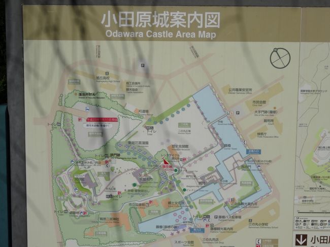 小田原城案内図