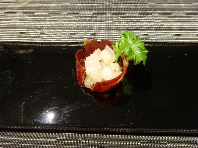 器の生ハムカップ、香ばしくて好き